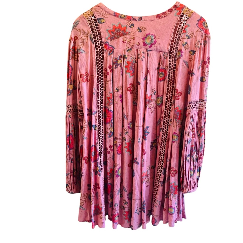 Free People Just The Two of us Top Mauve Pink - Picture 3 of 7